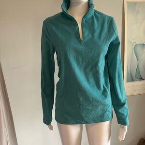 Blue Quarter-Zip Pullover